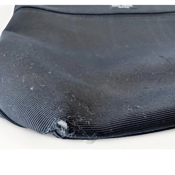 Vintage 90s Y2K Kate Spade Black Silk Zebra Print Lining Magnetic Closing *flaws - Picture 8 of 15